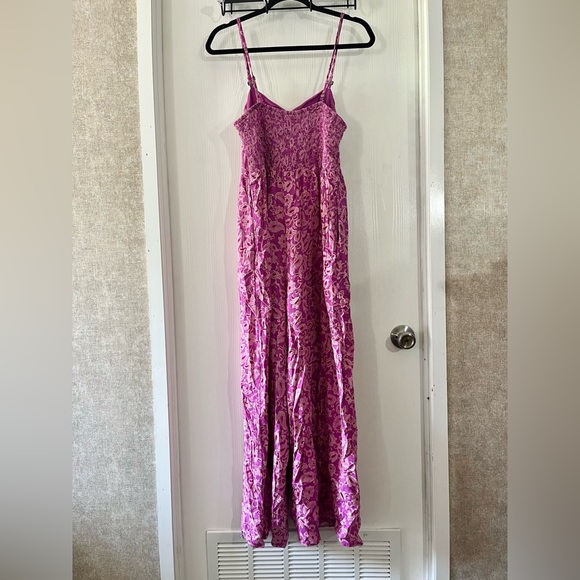 Knox Rose - Pink Floral Strapless Jumpsuit - Picture 6 of 12